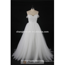 Sexy Wedding Dress Off Shoulder Sequins Crystal Off White Robe de mariée 2017
